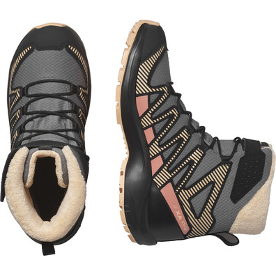 Salomon XA PRO V8 Botte d&#39;hiver CSWP J Gris/Beige