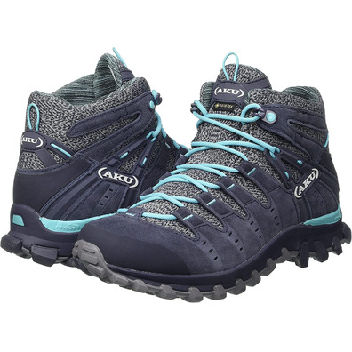 Bottes Aku Alterra Lite Mid GTX W Gris/Bleu
