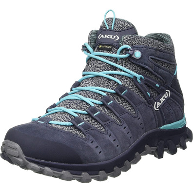 Bottes Aku Alterra Lite Mid GTX W Gris/Bleu