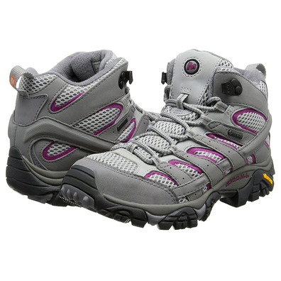 Merrell Moab 2 Bottes Mid GTX W Gris/Fucsie