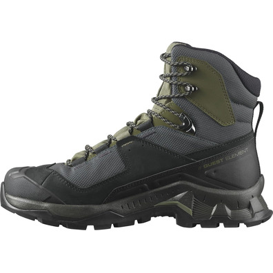 Bottes Salomon Quest Element GTX Noir/Gris/Vert