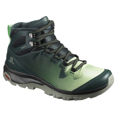 Bottes de Salomon Go Mid GTX W Turquoise/Verde