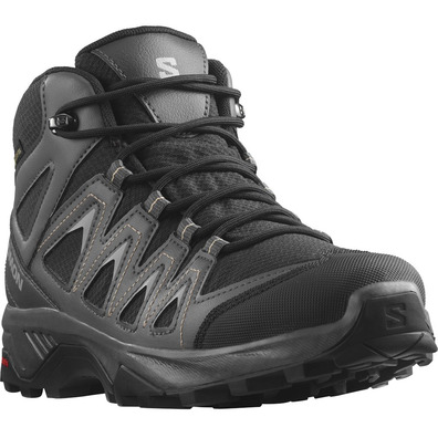 Bottes Salomon X Braze Mid GTX W Noir/Gris/Crème