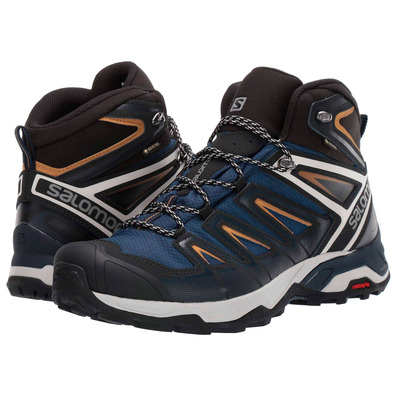 Salomon X Ultra 3 mid GTX Bottes Marino/Négro/Oro