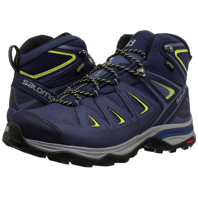 Salomon X Ultra 3 Bottes Mid GTX W Violeta/Amarillo