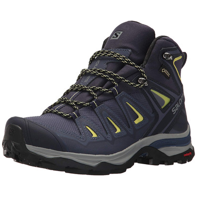 Salomon X Ultra 3 Bottes Mid GTX W Violeta/Amarillo