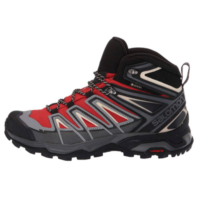 Salomon X Ultra 3 mi GTX Rouge/ Bottes de Gris