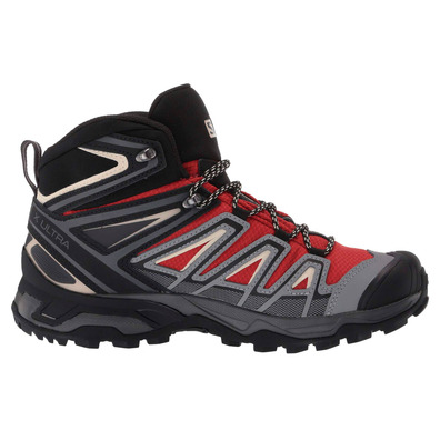 Salomon X Ultra 3 mi GTX Rouge/ Bottes de Gris