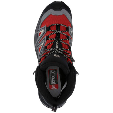 Salomon X Ultra 3 mi GTX Rouge/ Bottes de Gris