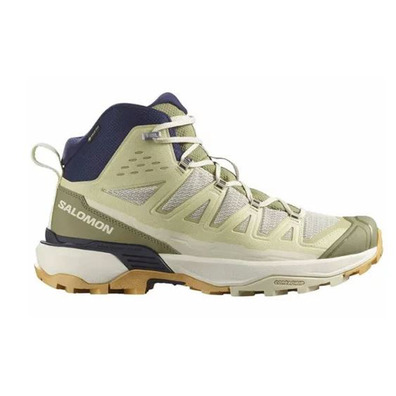 Chaussures Salomon X Ultra 360 Edge Mid GTX Beige/Vert