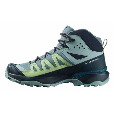 Bottes Salomon X Ultra 360 GTX W Aquamarine/Vert