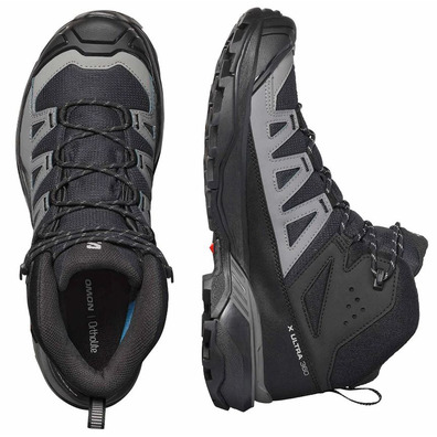 Bottes Salomon X Ultra 360 Mid GTX Noir/Gris