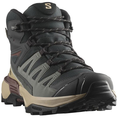 Chaussures Salomon X Ultra 360 Mid GTX Noir/Gris/Marron