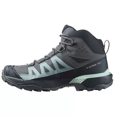 Chaussures Salomon X Ultra 360 Mid GTX W Gris/Aigue-marine