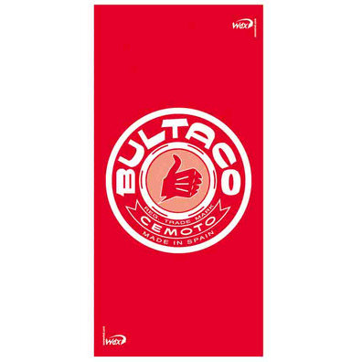 Braga Wind Bultaco Logo Rouge 1400