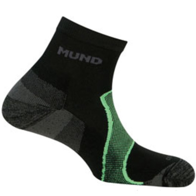 Calcetín Mund Trail/Cross Negro/Verde