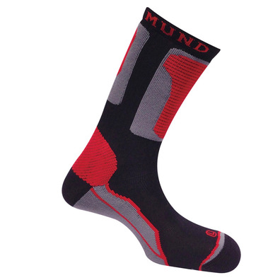 Calcetines Mund Roller Rouge/Négro/Gris