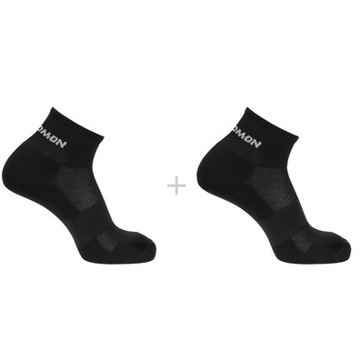 Chaussettes Salomon Evasion (2 paires) Noir