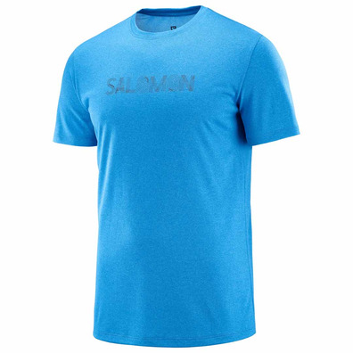 Chemise Salomon Agile Graphic Tee Bleu
