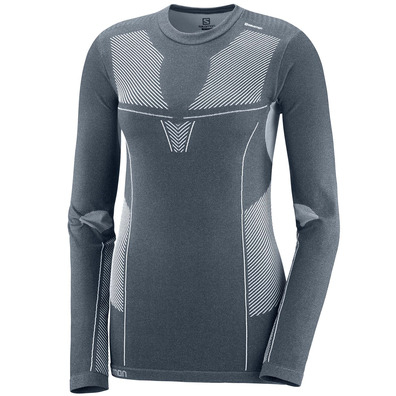Chemise Salomon Primo Warm Seamless W Gris