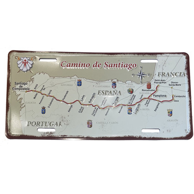 Feuille décorative Camino de Santiago