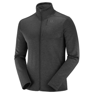 Veste Salomon Transition FZ Noir