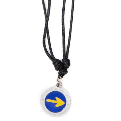Pendentif en métal Flèche Chemin Rond