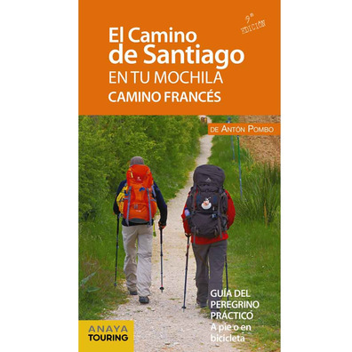 Le Chemin de Santiago dans votre sac à dos. T-shirt français. Antón Pombo 2019
