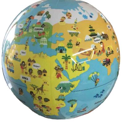 World Kids Gonflable Globe Petits voyageurs en Castille (30 cm)