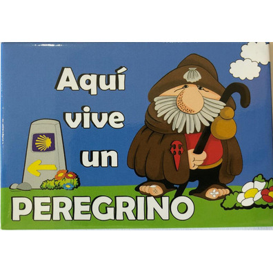 Plaque d\'Imam Ici vit un pèlerin