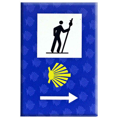 Magnet Triple Plate Signal Chemin de Santiago