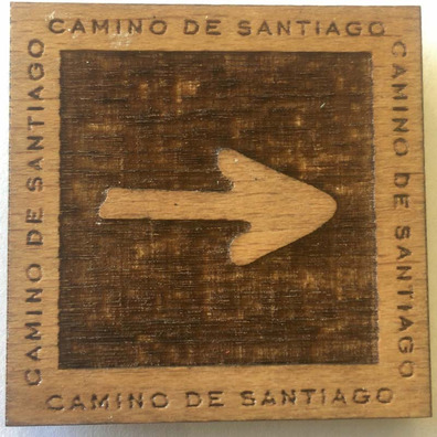 Chemin de flèche en bois d\'aimant 4,5 X 4,5 cm