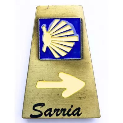 Aimant en métal bronze Sarria MyL Landmark