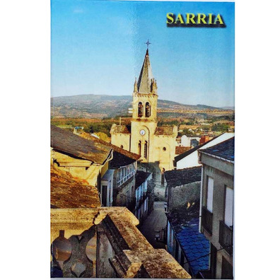 Imán Sarria Église Santa Marina 5,4 x 8 cm