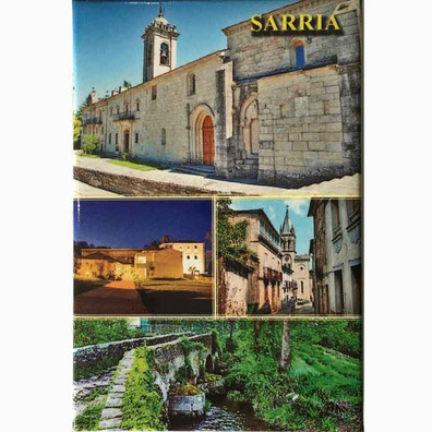 Imán Sarria vue verticale 5,4 x 8 cm