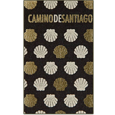 Aimant textile Coquilles d\'or Chemin de Santiago