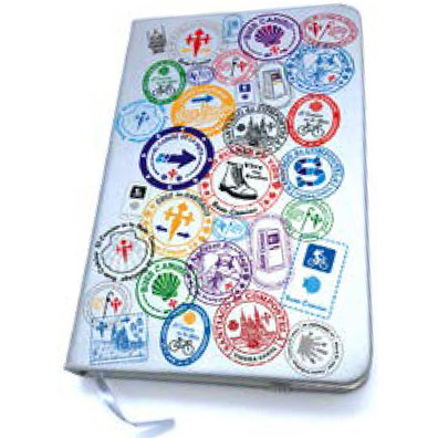 Carnet de timbres Camino de Santiago gris