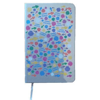 Carnet de symboles colorés Camino de Santiago