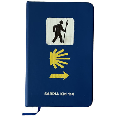 Carnet à trois signaux Sarria Km 114
