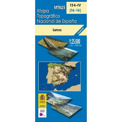 Carte de Samos 124-IV IGN 1:25 000