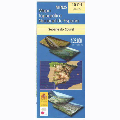 Carte de Seoane Caurel 157-1 IGN 1:25.000