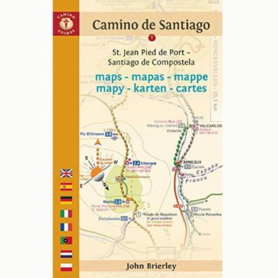 Cartes des étapes du Camino - John Brierley