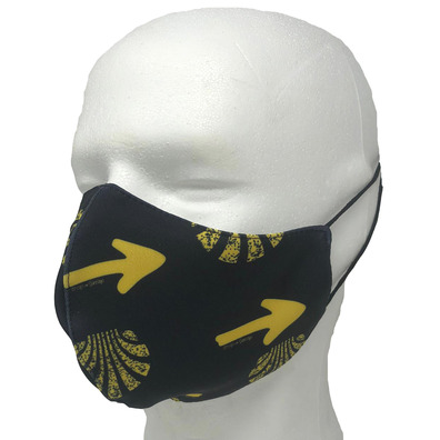 Mascarilla homologue Flèche lavable et sentier des étoiles