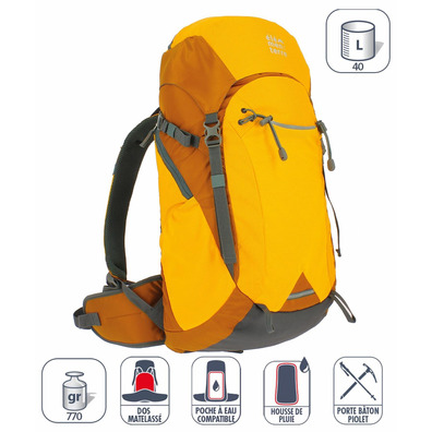 Sac à dos Elementerre Talca 40 jaune