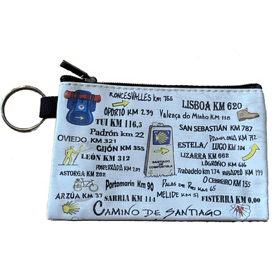 Villes et distances Camino de Santiago