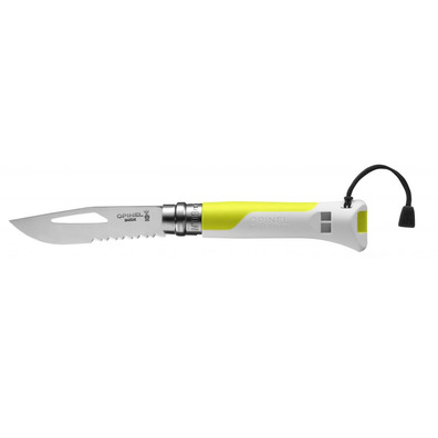Navaja Opinel Acier inoxydable Extérieur n.8 Jaune