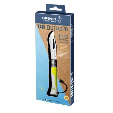Navaja Opinel Acier inoxydable Extérieur n.8 Jaune