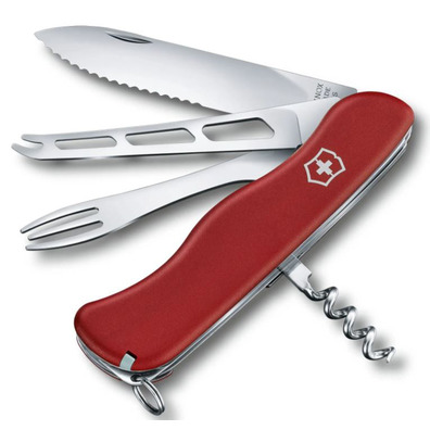 Victorinox Cheese Master Knife 8 utilisations Rouge