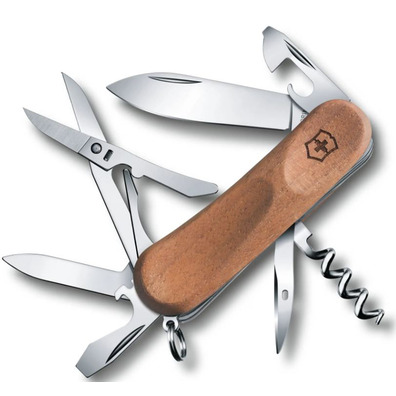 Victorinox Evolution 14 Wood couteau de poche 12 usages Marron