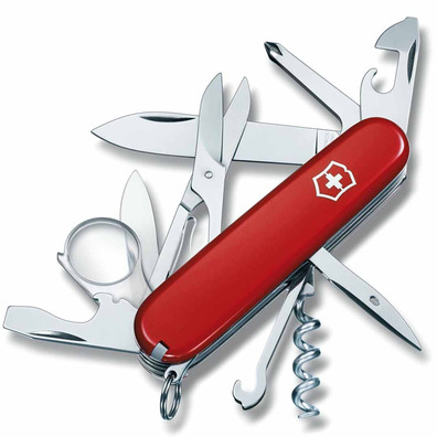 Navaja Victorinox Explorer 16 utilise le grenat rouge